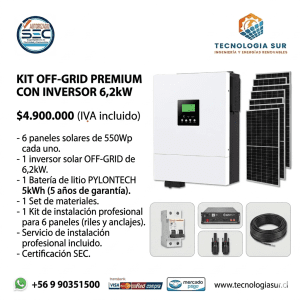 Off-Grid 6,2 kW Voltronic + Pylontech